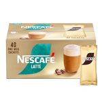 NESCAFÉ Latte Instant Coffee Sachets - 40 X 18G