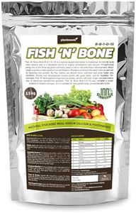 Plant Needs Fish N Bone 2.5 kg Powder I 100 % Organic I Fish Bone Meal Fertilizer I 8-8-2-13 I
