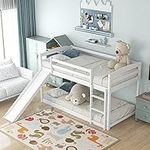 Morhome Twin Over Twin Bunk Bed wit