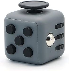 Appash Fidget Cube Stress Anxiety Pressure Relieving Toy Great for Adults and Children[Gift Idea][Relaxing Toy][Stress Reliever][Soft Material] (Darkgray & Black)