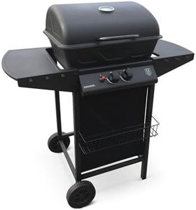 Alice's Garden - Barbecue au gaz - Aramis - Cuisine extérieure 2 brûleurs avec tablettes latérales et thermomètre