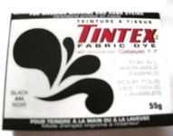 Black, Tintex Fabric Dye, teinture a tissus, noir