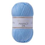 Utopia Crafts DK Double Knitting Yarn, 100g (Baby Blue)