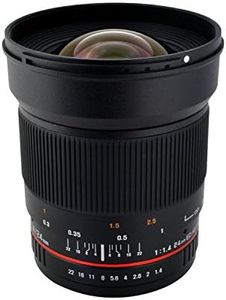 Samyang SY24MAF-N 24mm Wide Angle Lens with Automatic chip for Nikon