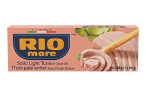 Rio Mare - Solid Light Tuna in Olive Oil, Canned Tuna, High in Protein, 80g 3 Count