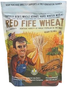 Red Fife Hard Red Winter Wheat Hard Red Wheat Berries Whole Wheat Berries Bulk Heirloom Non-Hybrid Non-GMO Heritage Family Farmed Mill at Home, 5lb re-closable bag wheatberry wheatberries