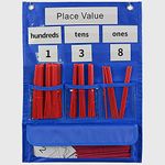 Counting and Place Value Pocket Chart,Counting Caddie Pocket Chart,Blue