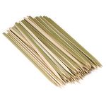 BambooMN Brand - Premium Flat Style Bamboo Wood BBQ Kebab Meat and Fruit Food Skewers, 9" - 100 pcs