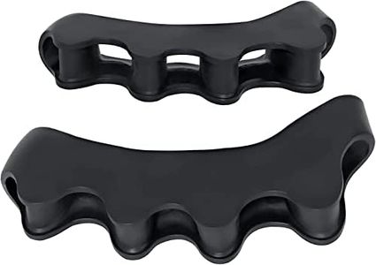 Toe Separators for Functional Fitness Athletes - Silicone Toe Straighteners for Foot Pain Relief and Plantar Fasciitis - Toe Spacers for Crossfit