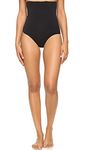 Yummie Women's Cameo Seamless High Waist Shapewear Brief, Black, S-M