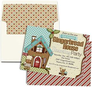 Gingerbread House Decorating Party Invitation