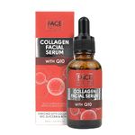 Face Facts Collagen & Q10 Facial Serum | Ubiquinone (Q10) + Collagen + Betaine | Soften + Smooth | Temporarily reduce the appearance of fine lines | 30ml