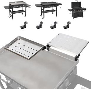 Utheer 2-Pack Griddle Warming Rack for Blackstone 36" Griddles, Stainless Steel Flat Top Grill Accessories | Reversible Rack Adds Prep Space, Foldable Clip-On Design Expands Cooking & Holding Area