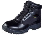 Skechers Men's Wascana Benen Boots, Black Leather W/Textile, 10 UK