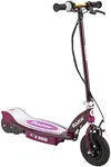 Razor E100 Kids Ride On 24V Motorized Powered Electric Scooter Toy, Speeds up to 10 MPH with Brakes and Pneumatic Tires, Purple