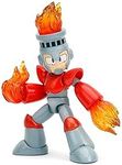 Jada Toys Mega Man Fire Man Action Figure, 4.5 Inch