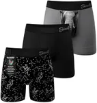 Shinesty Ball Hammock Pouch Underwear With Fly 3 Pack - 2X