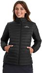 Kathmandu Heli Lightweight Water-Repellent Warm Women Down Puffer Jacket v3 Women's Black 12