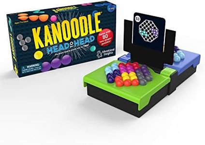 Educational Insights Kanoodle Head-to-Head Puzzle for 2 Players, Brain Teaser Game for Kids, Teens and Adults, Featuring 80 Challenges, Ages 7+