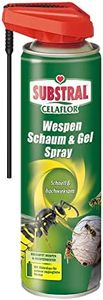 Substral Celaflor Wespen Schaum und Gel Spray, gegen Wespe und Wespennest, schnelle Wirkung, 400 ml