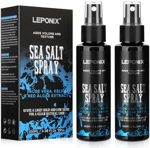 Sea Salt Spray for Hair Men - Texturizing & Thickening Sea Salt Spray for Men, Natural Hair Texture Spray with Kelp, Aloe Vera & Red Algae Extract, Adds Instant Volume, Texture, Thickness, & Light