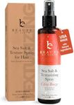 Beauty by Earth Sea Salt Spray for Hair - USA Made from Natural & Organic Ingredients, Texturing Spray for Men & Women, Hair Texture Spray for Fine Hair, Salt Water Spray