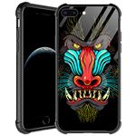 iPhone SE 2020 Case,Gorilla iPhone 8 Case,for Men Boys iPhone 7 Cases,Shockproof Anti-Scratch Soft TPU Pattern Design Case for Apple iPhone 7/8 Gorilla