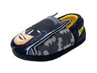 DC Comics Boys Batman Slippers (Numeric_11) Black