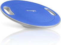 Yes4All Plastic Wobble Balance Board-Round Balance Trainer Board, Wobble Board for Standing Desk, Home Gym Workout (Classic Blue)