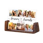 Custom Best Friend Picture Frame, Friendship Gifts For Best Friend, Best Friend Christmas Gift, Birthday Graduation Gifts For Bestie Soul Sister Bff Bestfriend, Personalized Friend Photo Frame