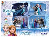 Frank Disney Frozen - A Set of 4 Jigsaw Puzzle for Kids Above 3+ Years - Fun & Challenging Brain Booster Games | Educational Game for Focus and Memory - 12908