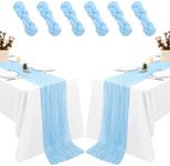 6 Pack Baby Blue Cheesecloth Table 