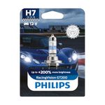 Philips 573130 RacingVision GT200 H7 car headlight bulb +200%, single blister
