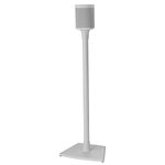 Sanus WSS21-W2 Wireless Speaker Stand designed for Sonos One, Play:1 and Play:3 - Single (White)