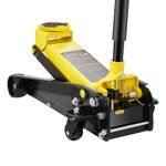 VEVOR Floor Jack, 3 Ton Low Profile, Heavy-Duty Steel Racing Floor Jack with Single Piston Quick Lift Pump, Lifting Range 5.12"-20"