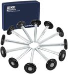 XiKe 12 Pack Black 2" Nylon Garage 