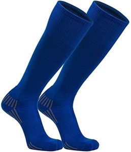 Franklin Sports Youth Baseball + Softball Socks - Royal Blue Baseball + Softball Knee Socks for Kids - Boys + Girls Tall Sports Socks - Youth Large