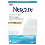 Nexcare™ Advanced Healing Hydrocolloid Pad AHD-04-CA, Waterproof, 3 in x 4 in (76 mm x 101 mm), 4/Pack