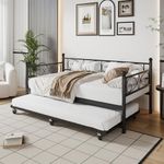 IDEALHOUSE Twin Daybed with Trundle