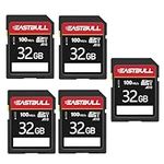 5-Pack of SD Card 32GB EASTBULL Cla