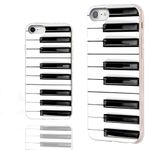 for iPhone SE 2022 2020 Case,for iPhone 8 7 Case,for iPhone 6s 6 Case for Women Men Girl,ARTIOSIT Slim Soft TPU Cover for Music Lover Fan iPhone SE 3rd 2nd 8/7 6S/6,Musician Black White Piano Key