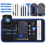 Computer Repair Tool Kit, Laptop Opening Tool, 135 IN 1 Professional PC Repair Tool, with 98 Magnetic Bit and 37 Practical Repair Tools, Compatible for MacBook, Tablet, iPhone, PS4, Xbox Controller