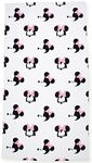 Jay Franco Disney Minnie Mouse Style 86cm x 162cm 100% Large Cotton Beach Towel,White