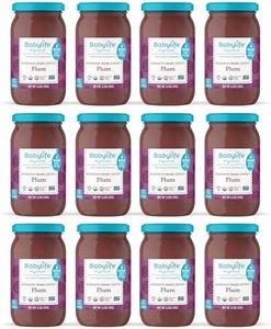 Babylife Organics Stage 1 – Heavy Metal Safe, Organic Baby Food - Plum, 3.2 Ounce Jar (12 Pack)