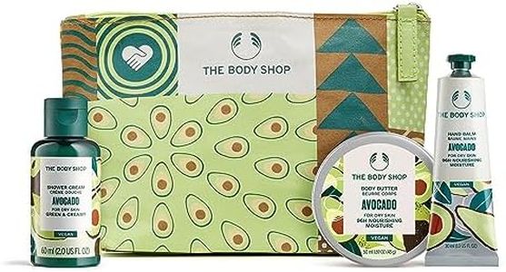 The Body Shop Mini coffret cadeau riche et crémeux à l'avocat - Crème de douche + beurre pour le corps + baume pour les mains
