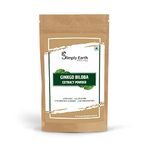 Simply Earth Extra Strength Premium Pure Organic Ginkgo Biloba Powder for Brain Health and Memory Support - in Different Packs (Powder, 100 GM)