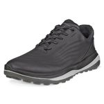 ECCO Men's Lt1 Hybrid Waterproof Golf Shoe, Black, 9/9.5 UK