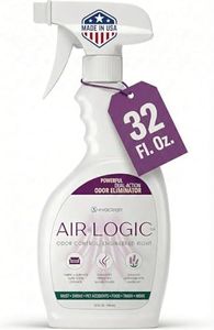 AIRLOGIC Dual-Action Odor Eliminator Spray 32 Fl Oz, Plant-Based Instant Knockdown & Enzymatic Deodorizer for Home, Neutralizes 16 Odor Sources, Bleach-Free, Fabric & Surface Safe, Lavender Lemon