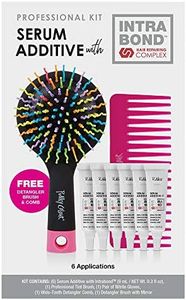 Punky Professional Kit Serum Additive with Intrabond Hair Repairing Complex, w/Free Detangler Brush & Comb, 6 Applications