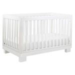 Babyletto Modo 3-in-1 Convertible Crib with Toddler Bed Conversion Kit, White